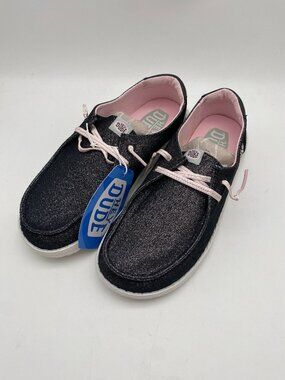 Hey Dude Wendy Y Shimmer Flower #44206-025 US KIDS SIZE J5